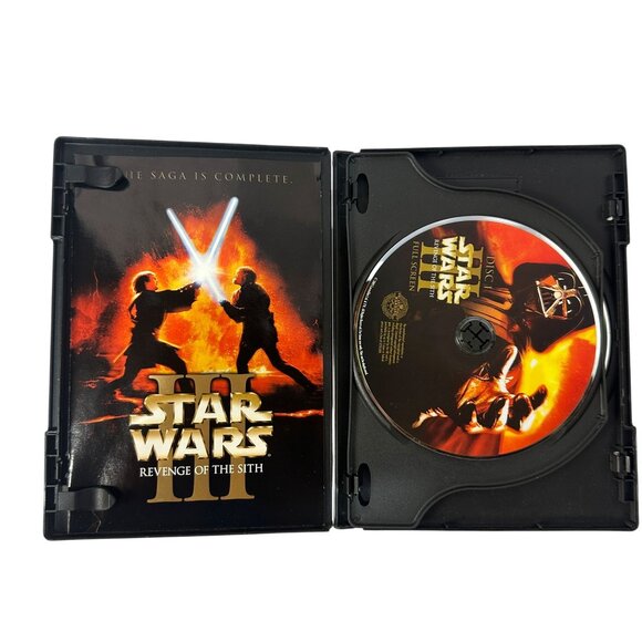 Star Wars Episode III Revenge Of The Sith Full Screen DVD 2005 Hayden Christense - Picture 3 of 8